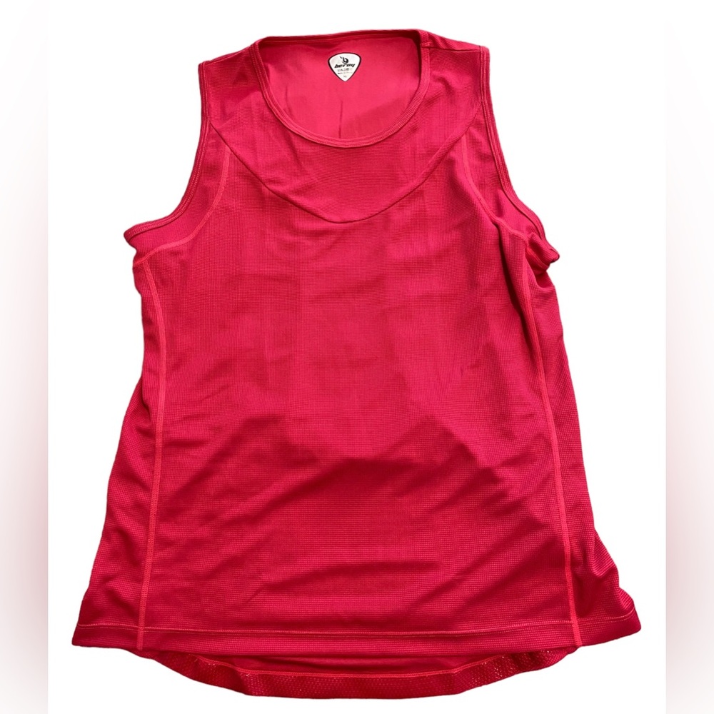 Beroy Women's Cycling Jersey Sleeveless Top Back Pockets Berry Pink Size XL